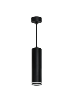 Светильник потолочный Feron ML1708 Barrel LUNA на подвесе  MR16 35W 230V, черный 55*280