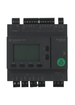 Интеллектуальное реле SR2; 220 VAC; дисплей, 12 IO: 8 DI, 4 DO (реле), 1xRS485, 1xRJ45