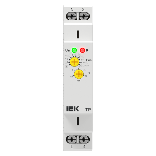 Реле импульсное TP с задержкой выключения 1 контакт 230В AC IEK Реле импульсное TP с задержкой выключения 1 контакт 230В AC IEK
