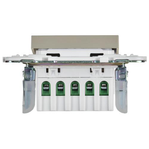 SKANDY Кнопка звонка с индикацией для отелей 10А SK-V17B бежевый IEK