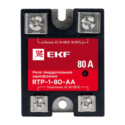 Реле твердотельное однофазное RTP-80-AA EKF