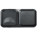 TORS Блок розетка + выключатель горизонтальный 16А IP55 TS142 графит IEK TORS Блок розетка + выключатель горизонтальный 16А IP55 TS142 графит IEK