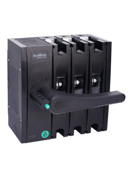ВЫКЛ.-РАЗЪЕДИНИТЕЛЬ SYSTEMEPACT SD160 3P 63A РУКОЯТКА СЛЕВА ФРОНТ._РУКОЯТКА ЗАКАЗЫВАЕТСЯ ОТДЕЛЬНО
