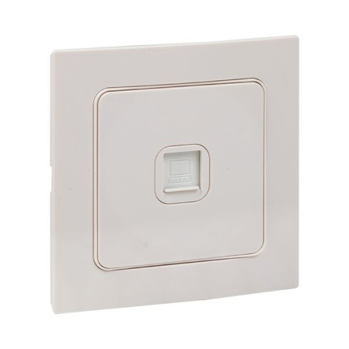Стокгольм Механизм Розетки RJ-45 1-местной белый EKF Стокгольм Механизм Розетки RJ-45 1-местной белый EKF