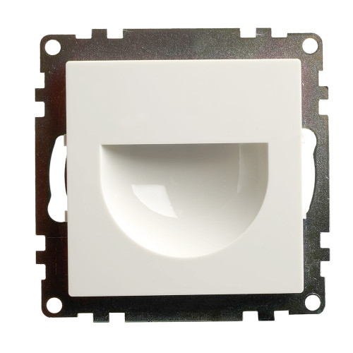 Подсветка встраиваемая LED (механизм), 250В, 1W, 4000К, серия Катрин, белый Подсветка встраиваемая LED (механизм), 250В, 1W, 4000К, серия Катрин, белый
