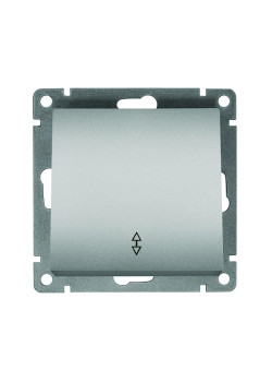 Переключатель проходной 1-кл. СП Афина 10А IP20 механизм серебр. Universal A0025-S