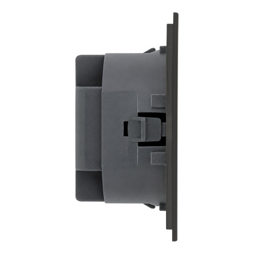 Розетка HDMI 2.0 Type A (механизм), STEKKER, серия Мия, RST00-3118-05, черный бархат Розетка HDMI 2.0 Type A (механизм), STEKKER, серия Мия, RST00-3118-05, черный бархат