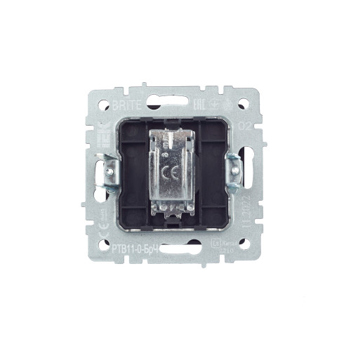 BRITE Розетка TV оконечная РТВ11-0-БрЧ черный IEK BRITE Розетка TV оконечная РТВ11-0-БрЧ черный IEK