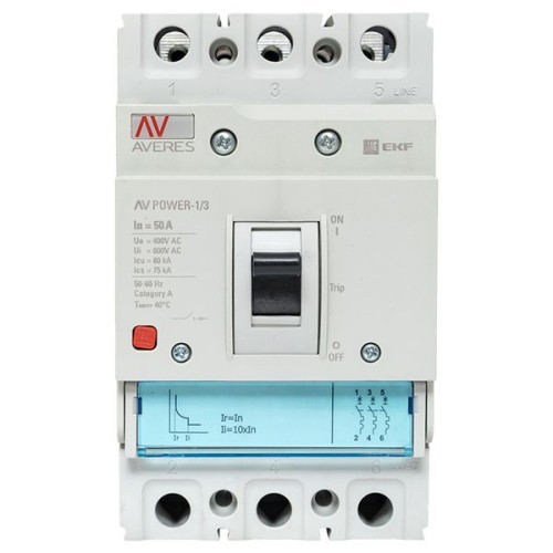 AV-POWER-1/3 50А 80кА TR EKF AV-POWER-1/3 50А 80кА TR EKF