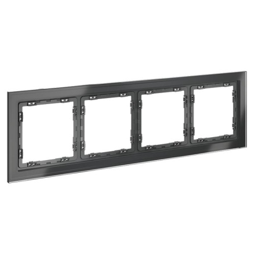 Рамка 4-м S70 стеклян. графит Voltum VLS110407 Рамка 4-м S70 стеклян. графит Voltum VLS110407