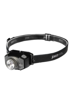 Фонарь аккумуляторный налобный AccuH1-L5WZ-bk zoom LED 5Вт + 2хRED SMD IP54 5 режимов: 100проц. 180лм 3.5ч/50проц. 110лм 5.5ч/30проц. 65лм 15ч/красн. 28ч/мигающ. красн. 12ч аккум. 0.8А.ч управл. жестами черн./сер. JazzWay 5036642