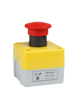 Пост кноп авар стоп OptiSignal D22 C5-BK-1-ESTR-01 1НЗ возв пов XALK178