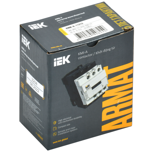 ARMAT Контактор КМИ-А-11212 LC1D 12А 36В/АС3 1NO/1NC IEK ARMAT Контактор КМИ-А-11212 LC1D 12А 36В/АС3 1NO/1NC IEK