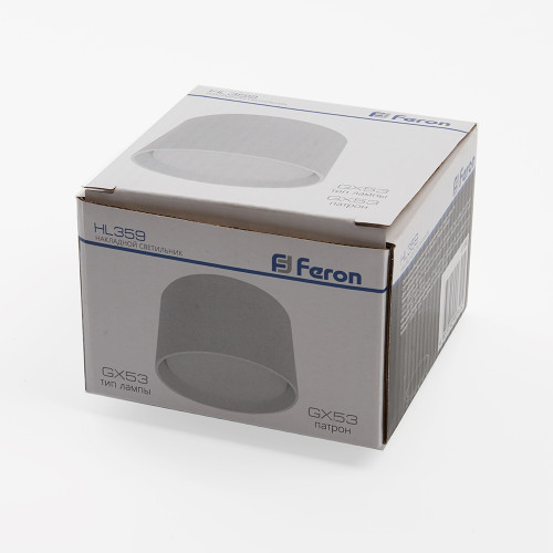 Светильник потолочный Feron HL359 12W, 230V, GX53, белый Светильник потолочный Feron HL359 12W, 230V, GX53, белый
