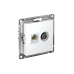 ATLASDESIGN РОЗЕТКА двойная ТВ + компьютерная RJ45 кат. 5e, механизм, ЛОТОС