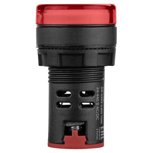 STATUS Лампа сигнальная AD-22DS, LED, d22 мм, 24-440 В AC/DC, IP65, красный TDM STATUS Лампа сигнальная AD-22DS, LED, d22 мм, 24-440 В AC/DC, IP65, красный TDM