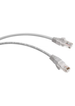 Патч-корд кат.5E U/UTP неэкранир. 2хRJ45/8p8c LSZH PC-UTP-RJ45-Cat.5e-1.5m-LSZH 1.5м сер. Cabeus 8864c