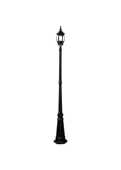 Светильник садово-парковый Feron 8111/PL8111 столб 100W E27 230V, черный