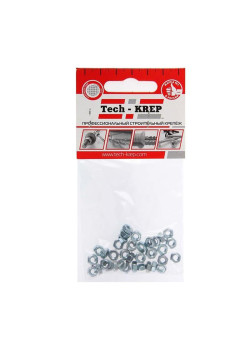 Гайка шестигранная М4 DIN 934 цинк. пакет (уп.50шт) Tech-Krep 103023