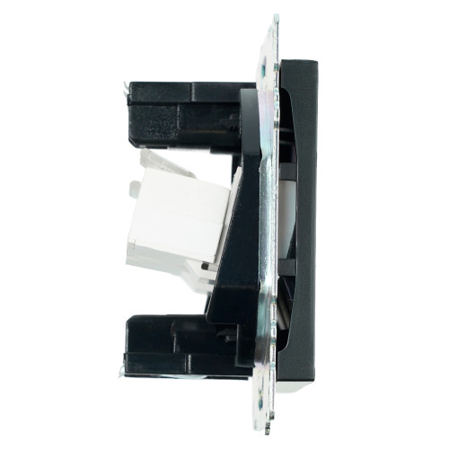 Розетка компьютерная 2-местная RJ-45 (механизм) ,STEKKER ,GLS00-7109-05, серия Катрин, черный Розетка компьютерная 2-местная RJ-45 (механизм) ,STEKKER ,GLS00-7109-05, серия Катрин, черный