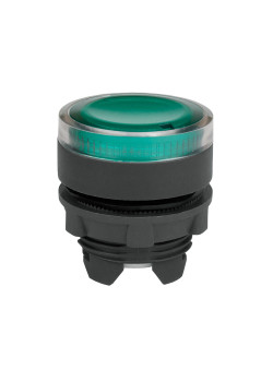 Головка кнопки OptiSignal D22 A5-PL-3 с подсветкой зеленая пластик ZB5AW333