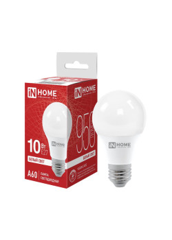 Лампа светодиодная LED-A60-VC 10Вт грушевидная 4000К нейтр. бел. E27 950лм 230В IN HOME 4690612020211