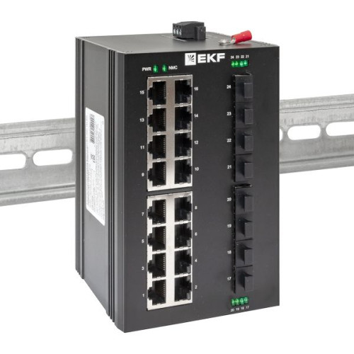 Промышленный неуправляемый коммутатор U-8GX/SFP-16GT TSX EKF
