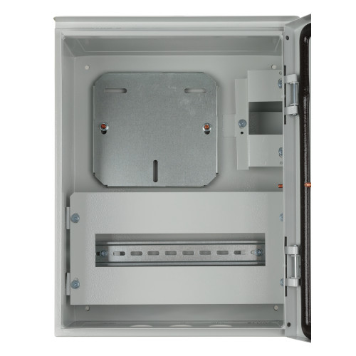 Корпус металлический ЩУРН-1/12, 400х315х165 мм, IP54, RAL7035 светло-серый LITE