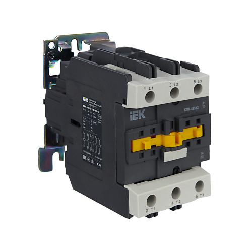 Контактор КМИ-49512 95А 400В/АС3 1NO;1NC IEK Контактор КМИ-49512 95А 400В/АС3 1NO;1NC IEK
