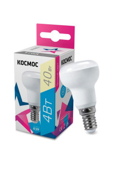 Лампа светодиодная R39 4Вт 220В E14 3000К Космос Lksm_LED4wR39E1430