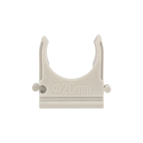 Держатель для труб (клипса) d20мм сер. (уп.10шт) Rexant 28-0120-4 Держатель для труб (клипса) d20мм сер. (уп.10шт) Rexant 28-0120-4