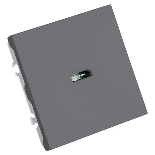 Розетка HDMI 2.0 Type A (механизм), серия Эмили, STEKKER, RST00-5118-10, платиново-серый, soft touch Розетка HDMI 2.0 Type A (механизм), серия Эмили, STEKKER, RST00-5118-10, платиново-серый, soft touch