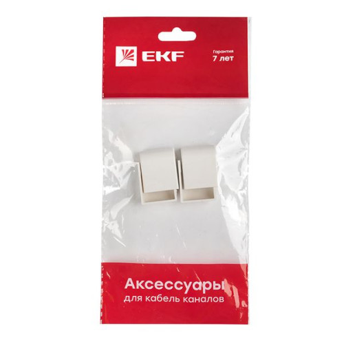 Заглушка (20x10) (4 шт) белая EKF-Plast Заглушка (20x10) (4 шт) белая EKF-Plast