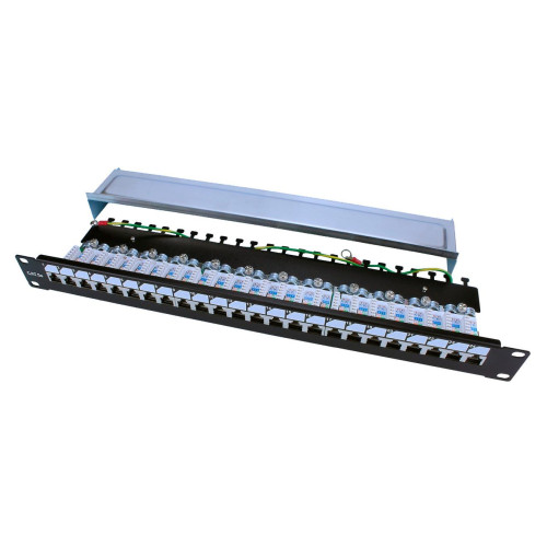Патч-панель Hyperline PP3-19-24-8P8C-C5E-SH-110D 19 Патч-панель Hyperline PP3-19-24-8P8C-C5E-SH-110D 19