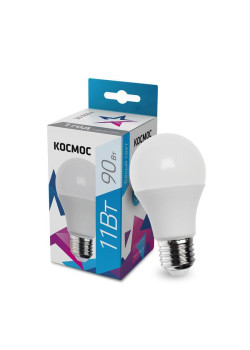 Лампа светодиодная A60 11Вт 4500К E27 220В КОСМОС LkecLED11wA60E2745