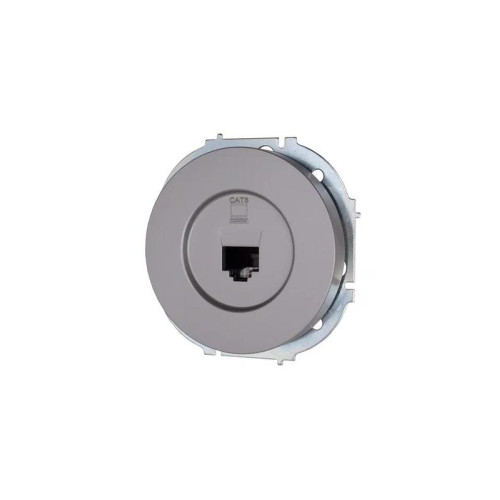 Розетка компьютерная СП OSEN RJ45 кат.6 механизм сер. матов. LEZARD 743-7488-140 Розетка компьютерная СП OSEN RJ45 кат.6 механизм сер. матов. LEZARD 743-7488-140