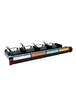 Патч-панель укомплектованная - 19'' - 1U - категория 8 - STP - 24 x RJ 45