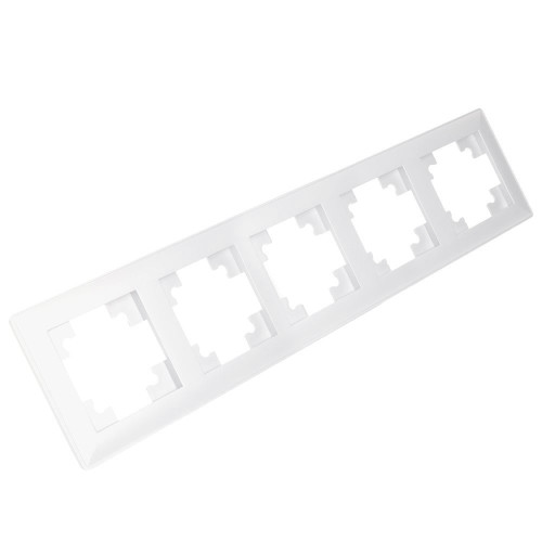 Рамка STEKKER, PFR00-7004-01 4-местная, пластик, серия Катрин, белый Рамка STEKKER, PFR00-7004-01 4-местная, пластик, серия Катрин, белый