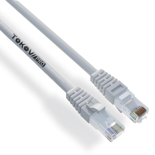 Патч-корд кат.6 U/UTP 24 AWG LSZH 15м TOKOV PRO TKP-PC06-6U-CULSZH-15M
