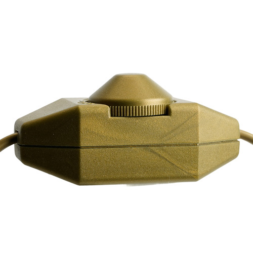 Сетевой шнур с диммером 230V 2м, золото, DM103-200W
