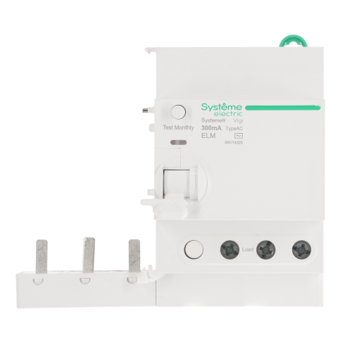 Systeme9 Блок диф. тока (БДТ) 25A 3P 300мА Тип-AC 400В Systeme9 Блок диф. тока (БДТ) 25A 3P 300мА Тип-AC 400В