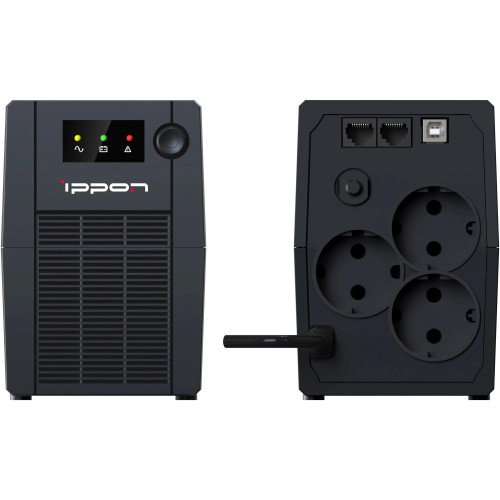 Источник бесперебойного питания Ippon Back Basic 850S New Euro 480Вт 850ВА черный
