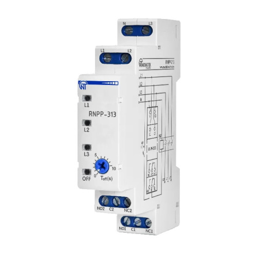 Реле напряжения, перекоса и последовательности фаз РНПП-313