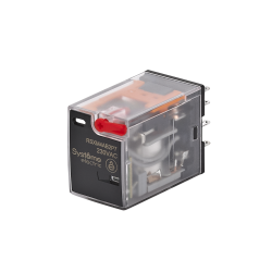 Реле 6A 4CO 230VAC тест кнопка LED
