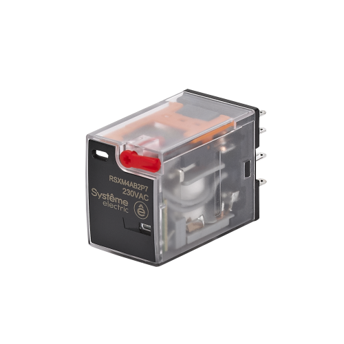 Реле 6A 4CO 230VAC тест кнопка LED