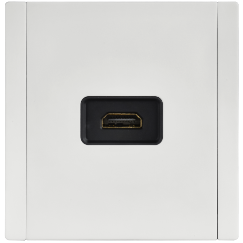 FORTE&PIANO Розетка HDMI FP240M металл белый IEK