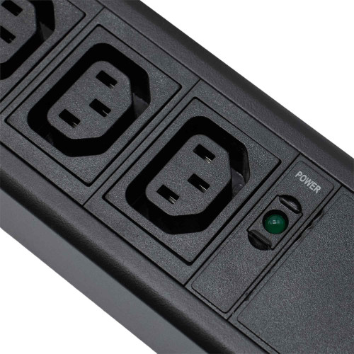 Блок распределения питания (PDU) 0U 10A с индикацией, Вых:24 х С13, Вх:С14 Блок распределения питания (PDU) 0U 10A с индикацией, Вых:24 х С13, Вх:С14