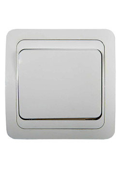 Выключатель 1-кл. СП Classico 2021 10А IP20 бел. ASD / IN HOME 4680005959846