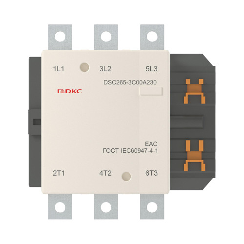 Магнитный контактор DSC265-3C00A230 265А 130кВт (AC3)  кат 220В AC