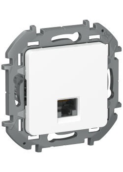 IEKINSPIRIA Розетка компьютерная RJ45 категория 6 UTP 6738301 белый IEK